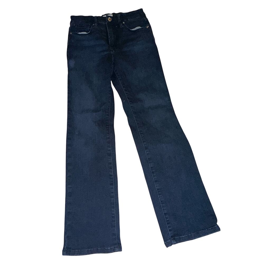 Good American Dark Blue Flare Jeans